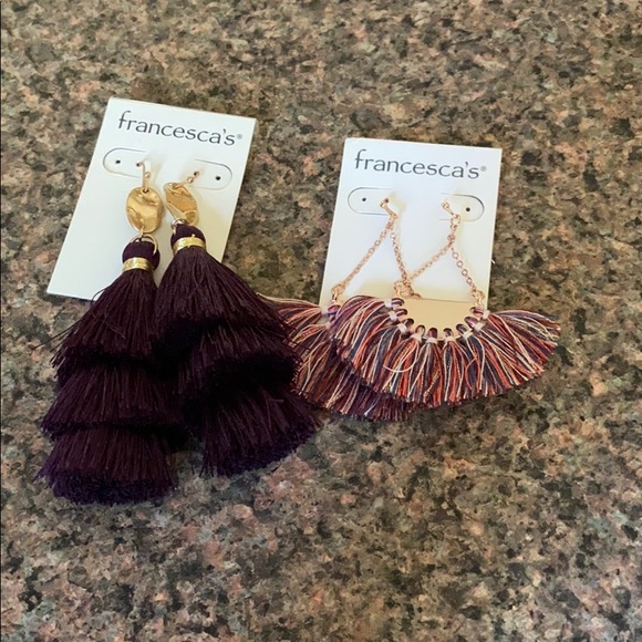 Francesca's Collections Jewelry - NEW WITH TAGS Francesca’s Tassel Earrings